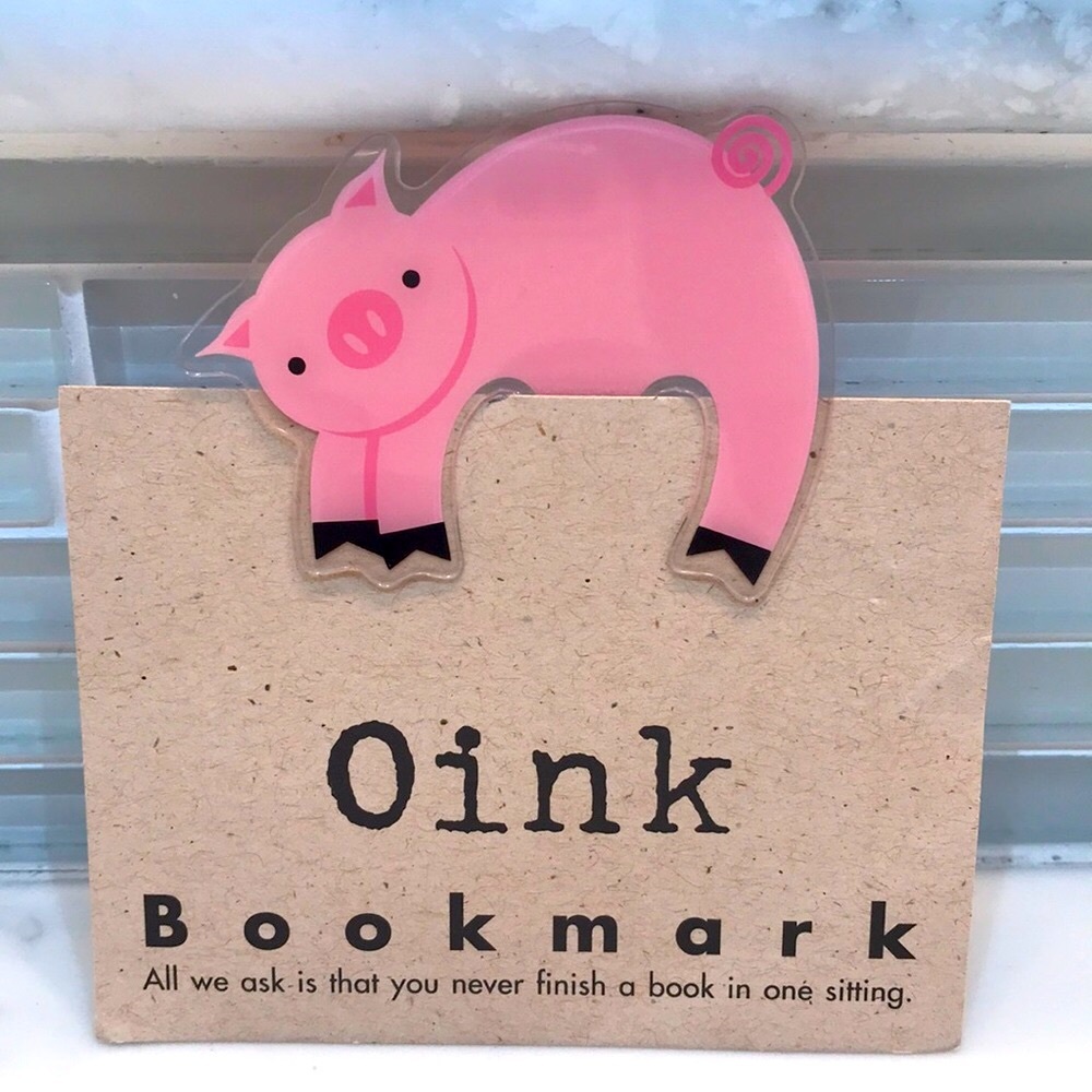 Pig “oink” bookmark